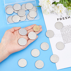 25Pcs 304 Stainless Steel Stamping Blank Tag Cabochons&nbsp;STAS-PH0006-87
