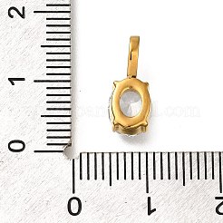 Ion Plating(IP) 304 Stainless Steel Rhinestone Pendants&nbsp;LS-STAS-A104-11G-01