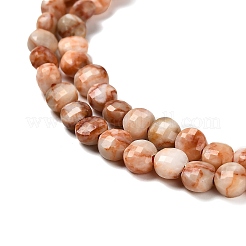 Natural Red Netstone Beads Strands&nbsp;G-C179-A6mm-25