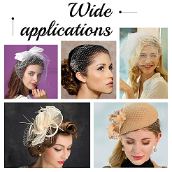 Polyester Birdcage Bridal Veil Netting&nbsp;AJEW-WH0471-103B-02