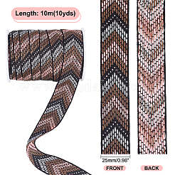 10M Ethnic Style Embroidery Polyester Ribbons&nbsp;OCOR-PH0001-69