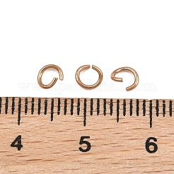 304 Stainless Steel Open Jump Rings&nbsp;STAS-M235-02C-RG