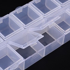 Cuboid Plastic Bead Containers&nbsp;X-CON-N007-02