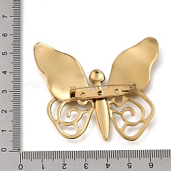 304 Stainless Steel Lapel Pin Brooches&nbsp;JEWB-F048-03G