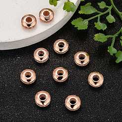Brass Micro Pave Cubic Zirconia Beads&nbsp;ZIRC-F001-121RG