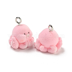 Flocky Acrylic Pendants&nbsp;X-FIND-A044-01F