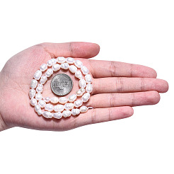 Natural Cultured Freshwater Pearl Beads Strands&nbsp;PEAR-N012-06R