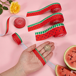 5Rolls 5 Styles Polyester Grosgrain Ribbon&nbsp;OCOR-MA0002-02