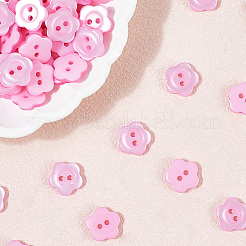 200Pcs 2-Hole Resin Buttons&nbsp;RESI-SP0001-52A