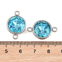 K9 Glass Rhinestone Links connectors&nbsp;STAS-F123-25L