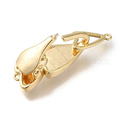 Brass with Shell Fold Over Clasps&nbsp;LS-KK-H480-47G-01