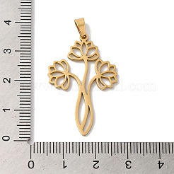 304 Stainless Steel Pendants&nbsp;STAS-U010-12G