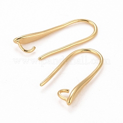 Rack Plating Eco-friendly Brass Earring Hooks&nbsp;KK-D075-13G-RS