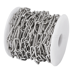 304 Stainless Steel Paperclip Chains&nbsp;YS-TAC0003-02P