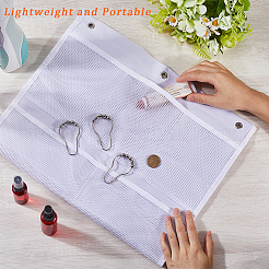 Oxford Cloth and Polyester Mesh Shower Organizer&nbsp;FIND-WH20019-92