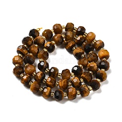 Natural Tiger Eye Beads Strands&nbsp;G-P508-A01-01