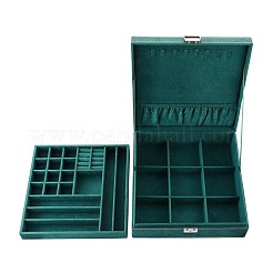 Velvet & Wood Jewelry Boxes&nbsp;VBOX-I001-03A