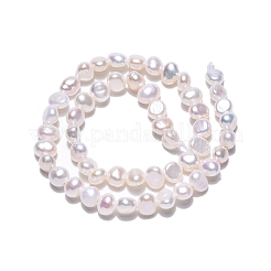 Natural Cultured Freshwater Pearl Beads Strands&nbsp;PEAR-N014-03D-01