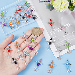 4 Sets Transparent Acrylic Pendants&nbsp;FIND-PH0010-16