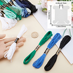 3 Sets 3 Style 6-Ply Polyester Embroidery Floss&nbsp;OCOR-GF0003-41B
