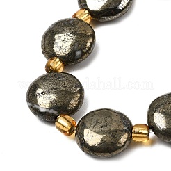 Natural Pyrite Beads Strands&nbsp;X-G-Z131-H01-01