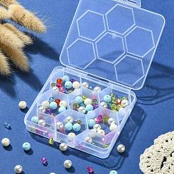 Transparent Plastic Bead Containers&nbsp;CON-YW0001-55