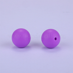 Round Silicone Focal Beads&nbsp;SI-JX0046A-04