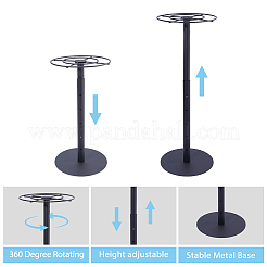 Rotatable Iron Medal Display Stands&nbsp;ODIS-WH0086-217