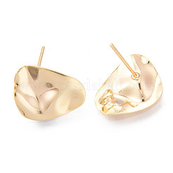 Brass Stud Earrings Findings&nbsp;KK-R116-017-NF