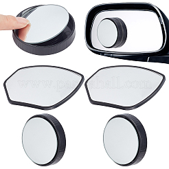 2 Sets 2 Style Glass Rearview Mirror&nbsp;AJEW-CA0001-75