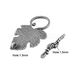 Alloy Toggle Clasps&nbsp;PALLOY-A20005-AS-FF