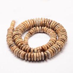 Natural Picture Jasper Graduated Beads Strands&nbsp;G-K115-80