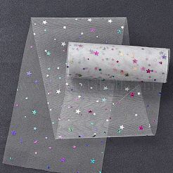 Star Sequin Deco Mesh Ribbons&nbsp;OCOR-P010-F12