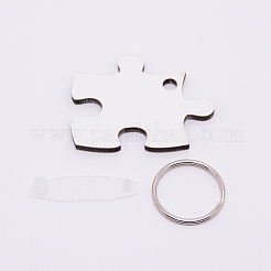 Sublimation Blanks Keychains&nbsp;KEYC-WH0018-21