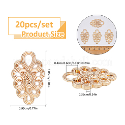 20Pcs Zinc Alloy Adjustable Jean Button Pins&nbsp;FIND-FH0017-92G