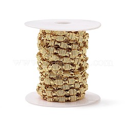 Brass Oval & Rectangle Link Chains&nbsp;CHC-K013-13G