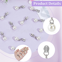 30Pcs Zinc Alloy with Round Resin Replacement Zipper Sliders&nbsp;FIND-CY0002-22P