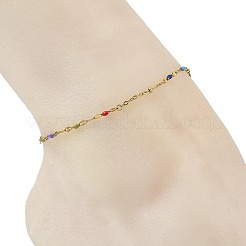 304 Stainless Steel Link Chains Anklets&nbsp;AJEW-AN00840