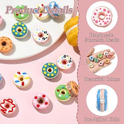 16Pcs 8 Styles Handmade Porcelain Beads&nbsp;PORC-CJ0001-39