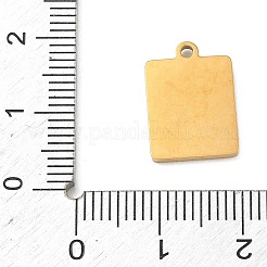 304 Stainless Steel Enamel Pendants&nbsp;X-STAS-I369-08G-02