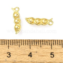Bean Pod Rack Plating Brass Pendants Charms&nbsp;KK-S396-20