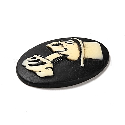 Halloween Opaque Resin Cabochons&nbsp;CRES-F023-07