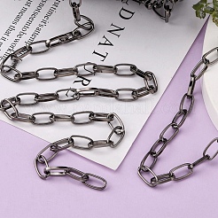 Iron Paperclip Chains&nbsp;X-CH-R025-13x6mm-B