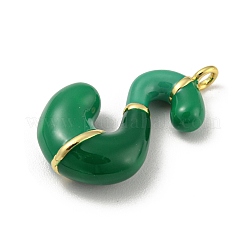 Brass Enamel Pendants&nbsp;X-KK-E093-03G-S