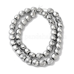 Electroplated Non-Magnetic Synthetic Hematite Beads Strands&nbsp;G-P518-05-01