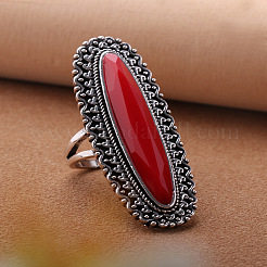 Alloy and Resin Finger Rings&nbsp;FS-WGB9ABA-04