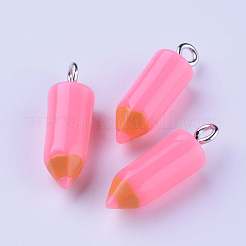Resin Pendants&nbsp;RESI-WH0008-13D