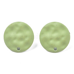 Spray Painted Iron Stud Earring Findings&nbsp;IFIN-N008-016A