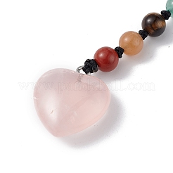7 Chakra Gemstone Beads Keychain&nbsp;KEYC-F036-02C