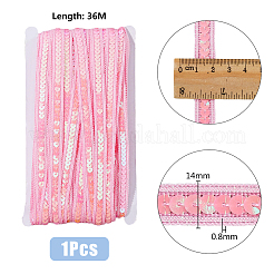PVC Plastic Paillette Elastic Trim&nbsp;OCOR-WH0085-36B